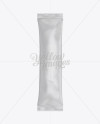 Matte Stick Sachet Mockup - Front View Matte Stick Sachet Mockup - Front View