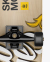 Skateboard Mockup - Back View