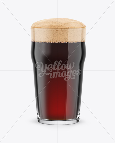 Stout Beer Glass Mockup