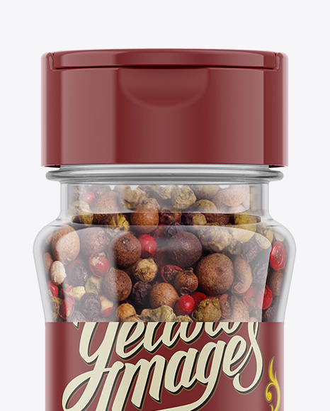 Mixed Pepper Jar Mockup - Free Download Images High Quality PNG, JPG