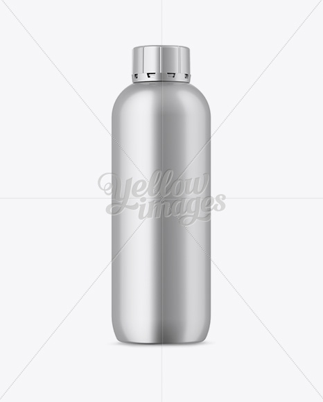 Metallic Plastic Bottle Mockup Metallic Plastic Bottle Mockup