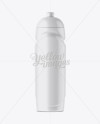 Matte Sport Bottle Mockup - Front View