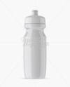 Glossy Plastic Sport Bottle Mockup