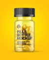 Clear Pills Bottle Mockup Clear Pills Bottle Mockup