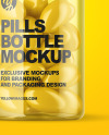 Clear Pills Bottle Mockup