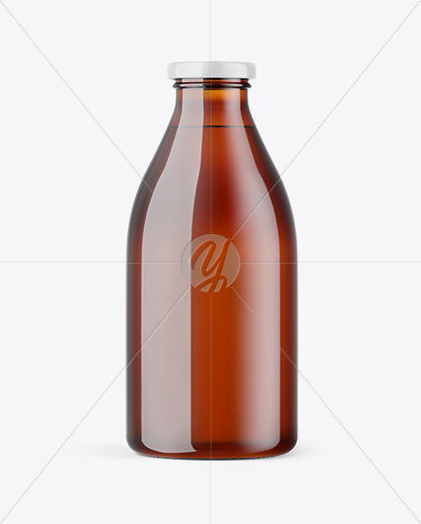 Amber Bottle Mockup