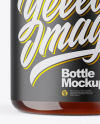 Amber Bottle Mockup