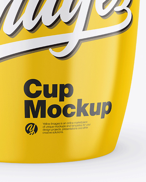 Glossy Cup Mockup