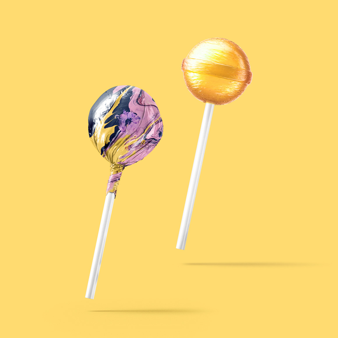 Lollipop Mockups Set Lollipop Mockups Set