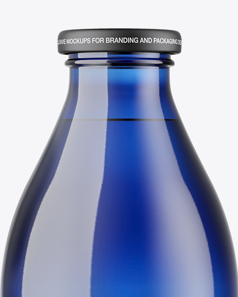 Blue Bottle Mockup Blue Bottle Mockup