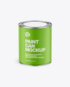 Textured Paint Can Mockup