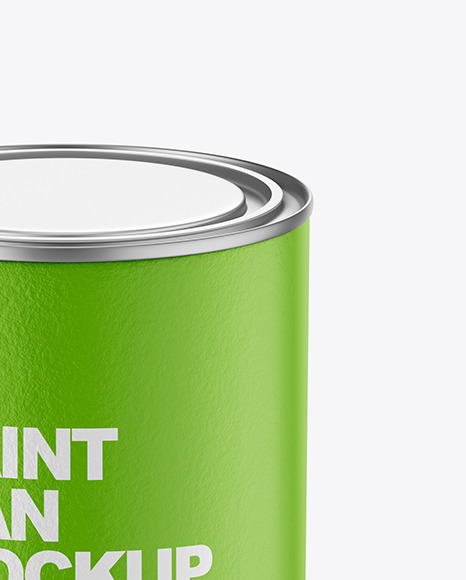 Textured Paint Can Mockup