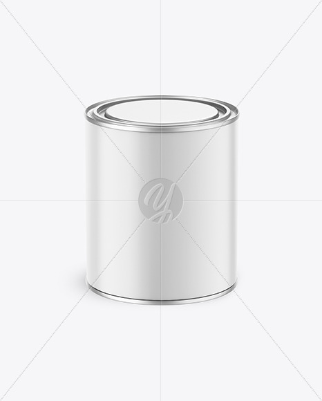 Matte Paint Can Mockup