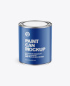 Matte Paint Can Mockup