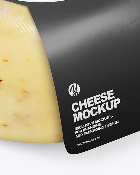 Cheese Wheel with Olives Mockup Cheese Wheel with Olives Mockup