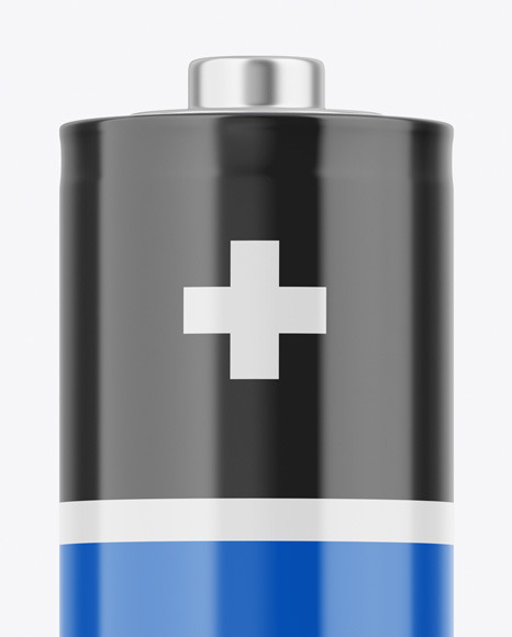 Glossy Battery Mockup