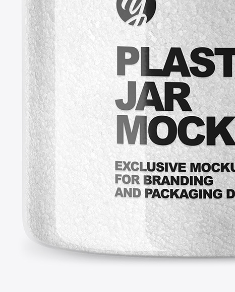 Clear Plastic Jar Mockup Clear Plastic Jar Mockup