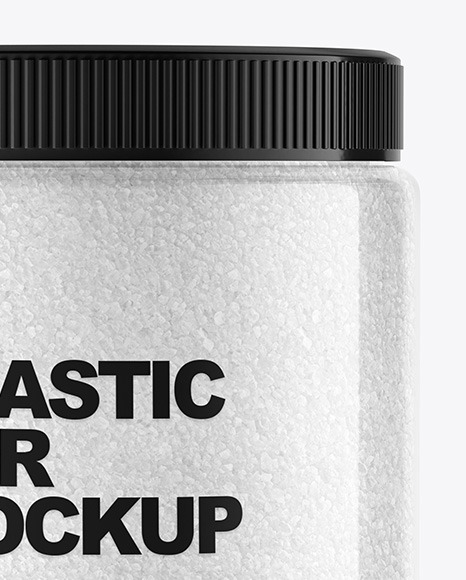 Clear Plastic Jar Mockup Clear Plastic Jar Mockup