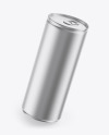 Matte Metallic Drink Can Mockup