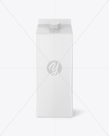 Matte Juice Carton Package Mockup