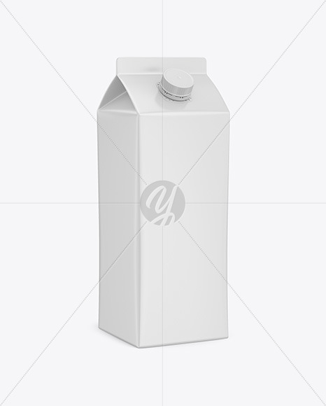 Matte Juice Carton Package Mockup