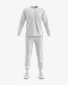 Men&#039;s Training Suit Mockup - Front View