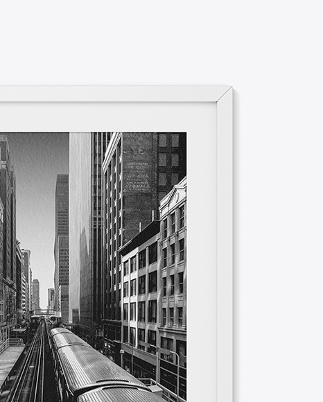 Textured Photo Frame Mockup