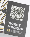 Paper Ticket Mockup