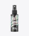 Matte Spray Bottle Mockup