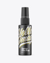 Matte Metallic Spray Bottle Mockup