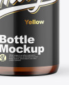 Amber Bottle Mockup