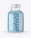 Clear Pills Bottle Mockup