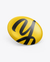 Glossy Button Pin Mockup
