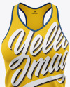 Women's V-Neck Tank Top Mockup - Front View