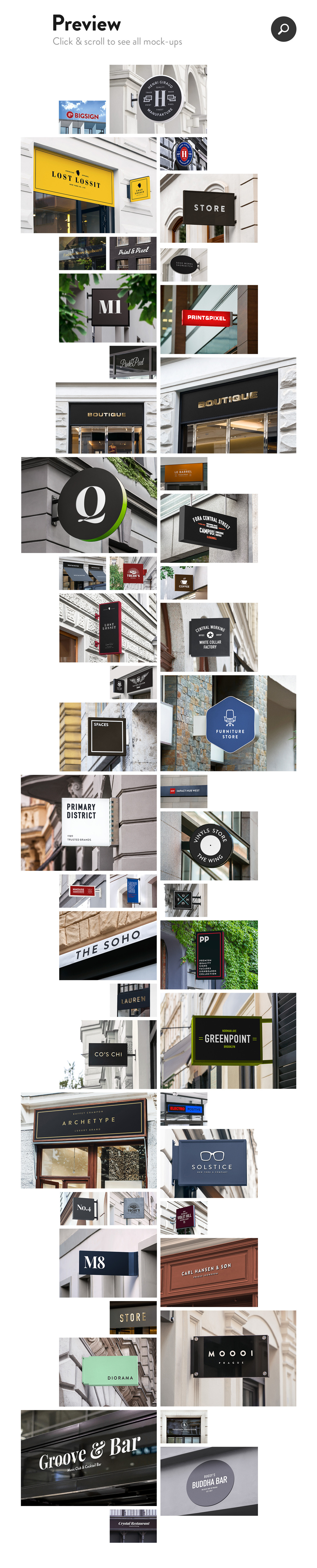 50 sign facade signboard logo mock vol 1 50 sign facade signboard logo mock vol 1