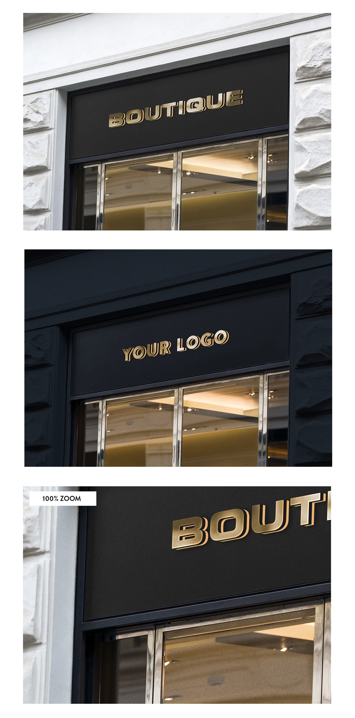 50 sign facade signboard logo mock vol 1