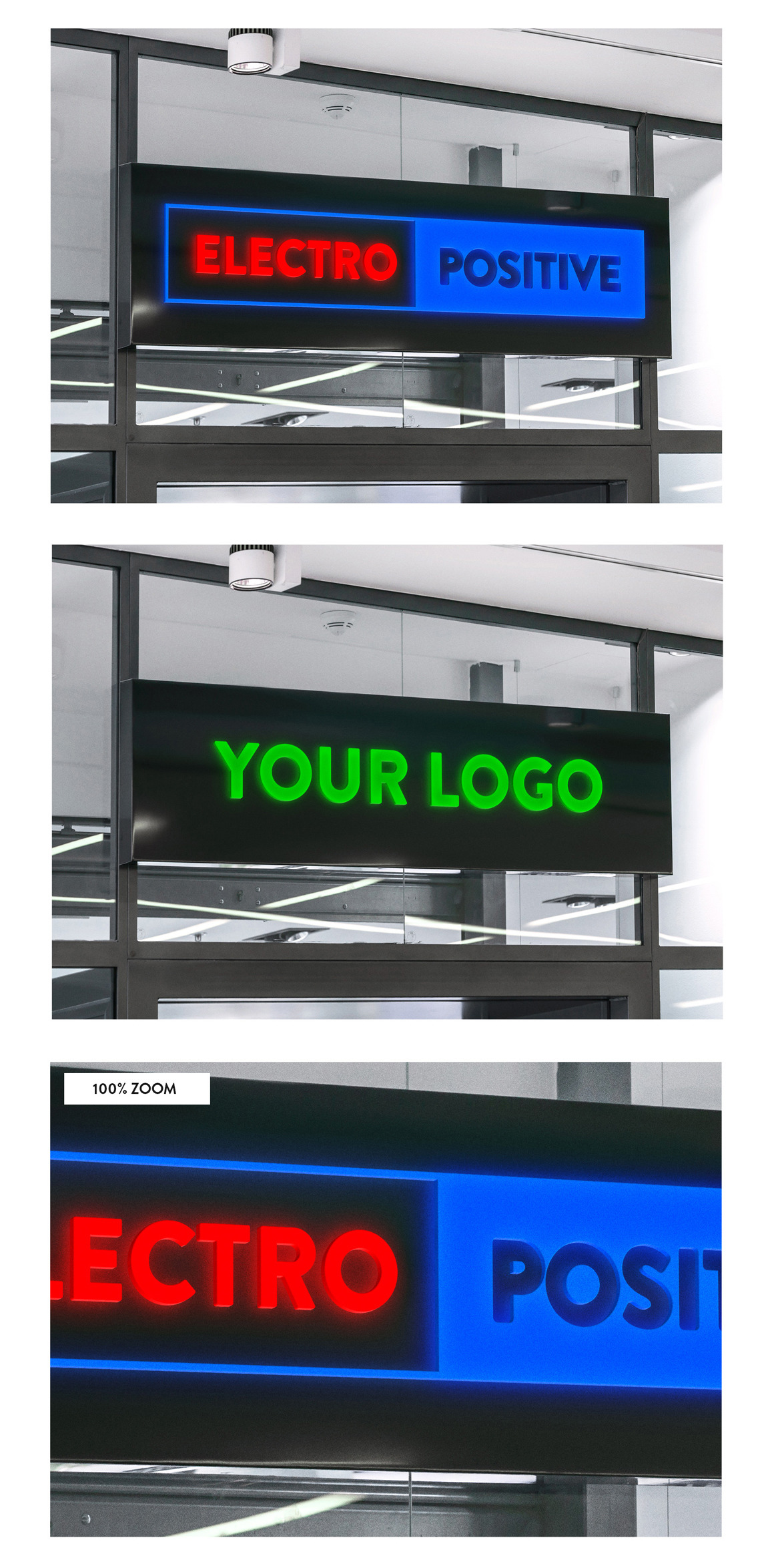 50 sign facade signboard logo mock vol 1