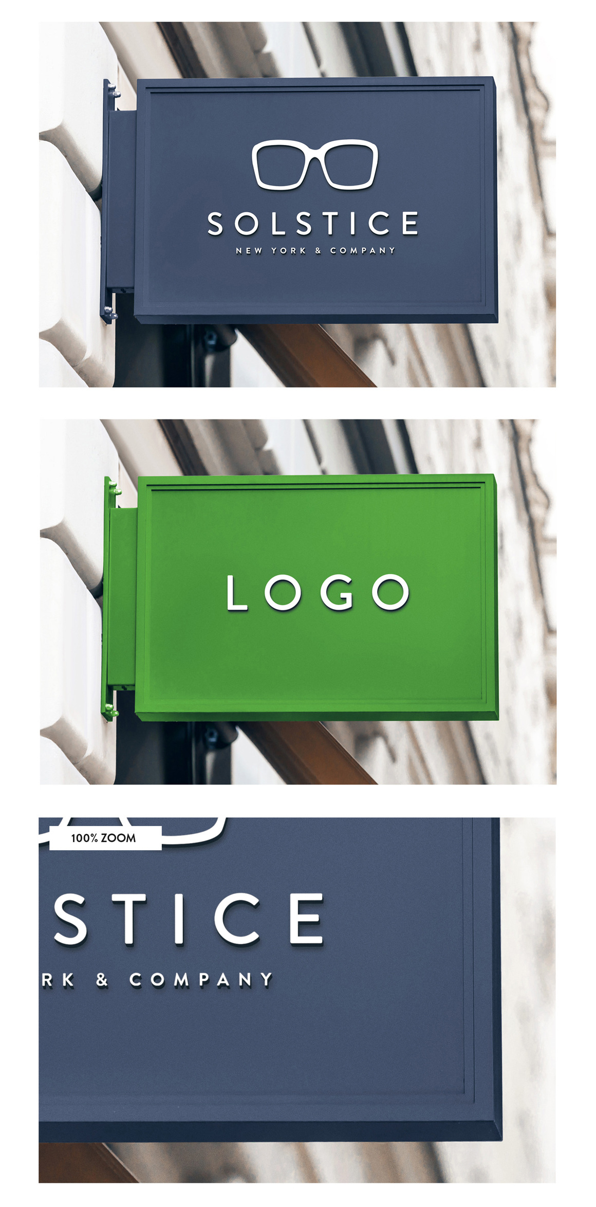 50 sign facade signboard logo mock vol 1