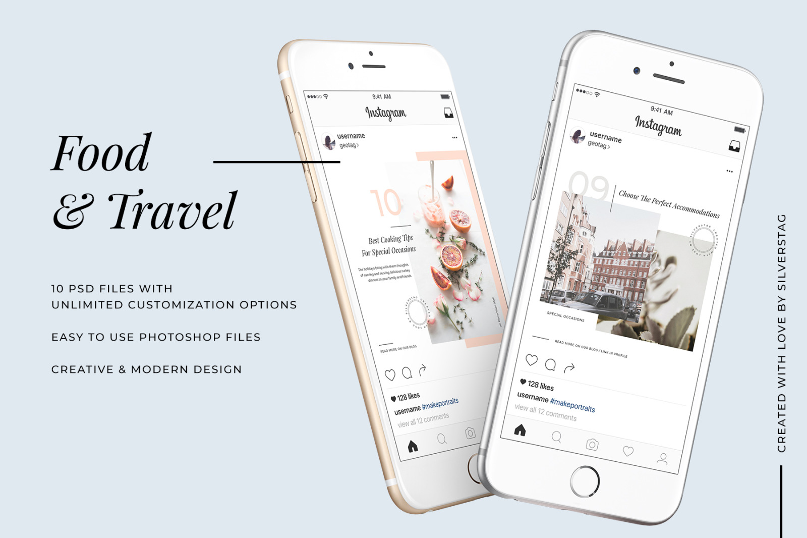 Modern Food & Travel Instagram Pack Modern Food & Travel Instagram Pack