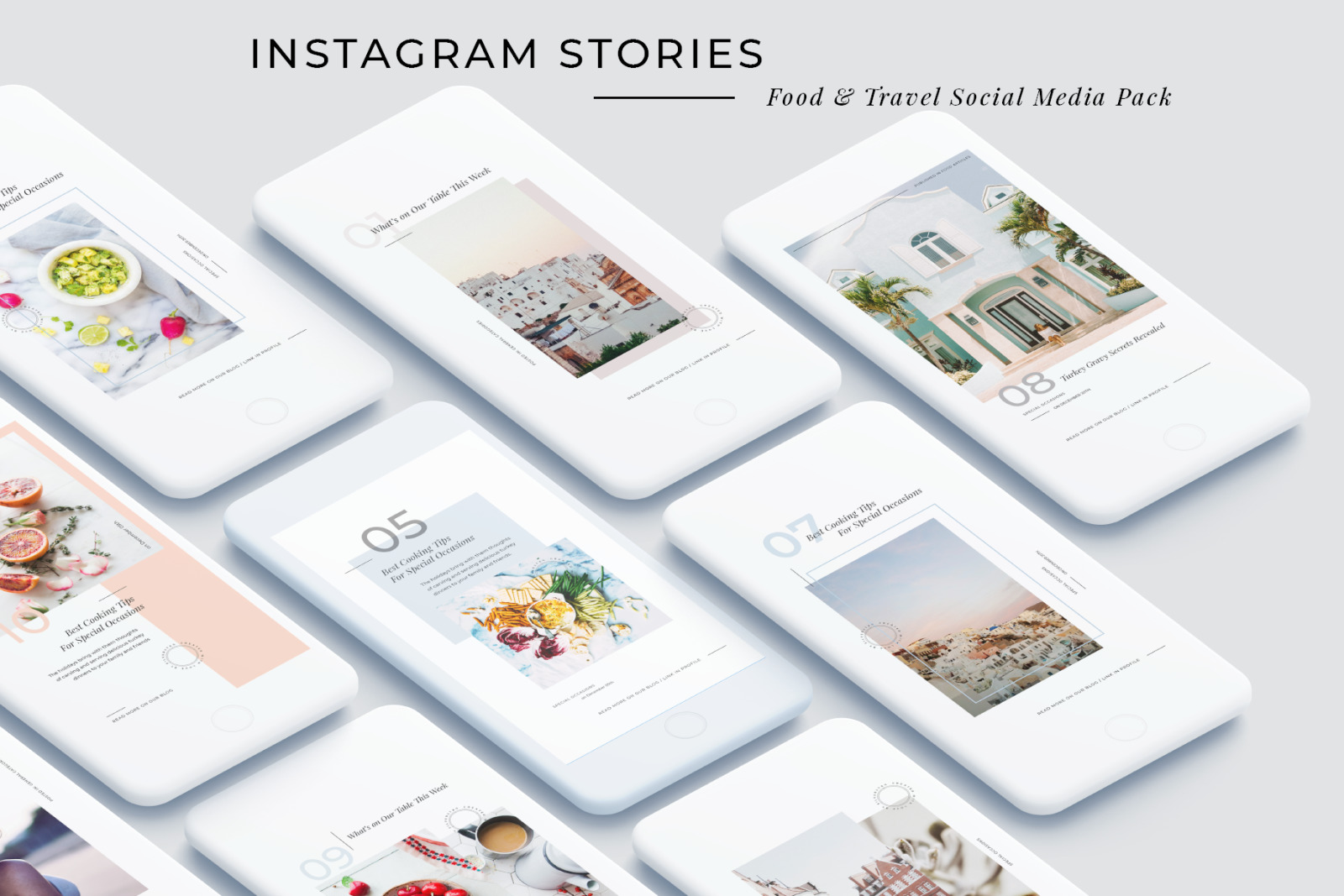 Food &amp; Travel Instagram Stories Pack