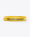 Glossy Silicone Wristband Mockup