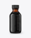 Amber Glass Bottle Mockup Amber Glass Bottle Mockup