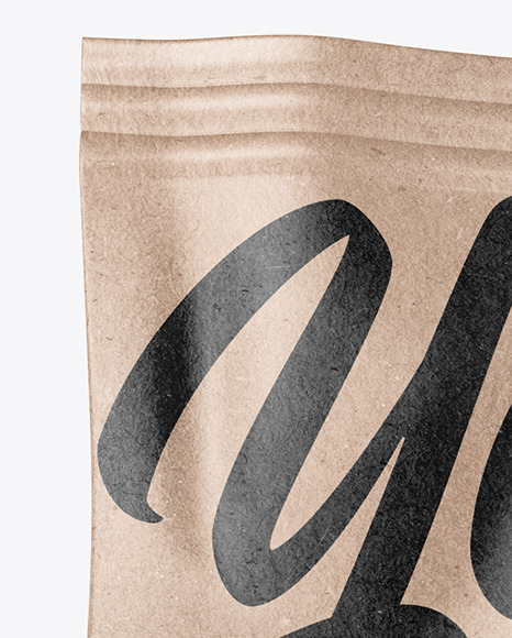 Kraft Coffee Bag Mockup