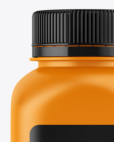 Square Matte Bottle Mockup