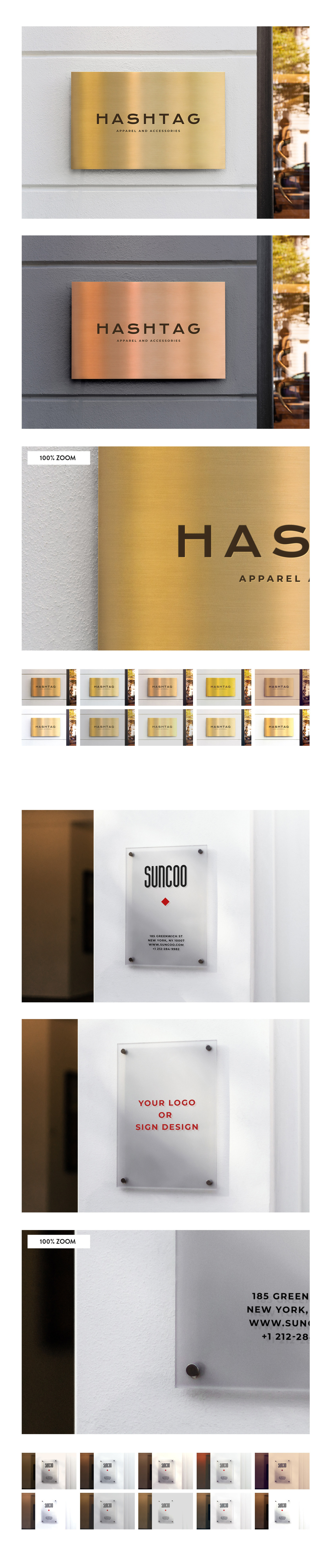 50 sign facade logo mockup template bundle 2 50 sign facade logo mockup template bundle 2