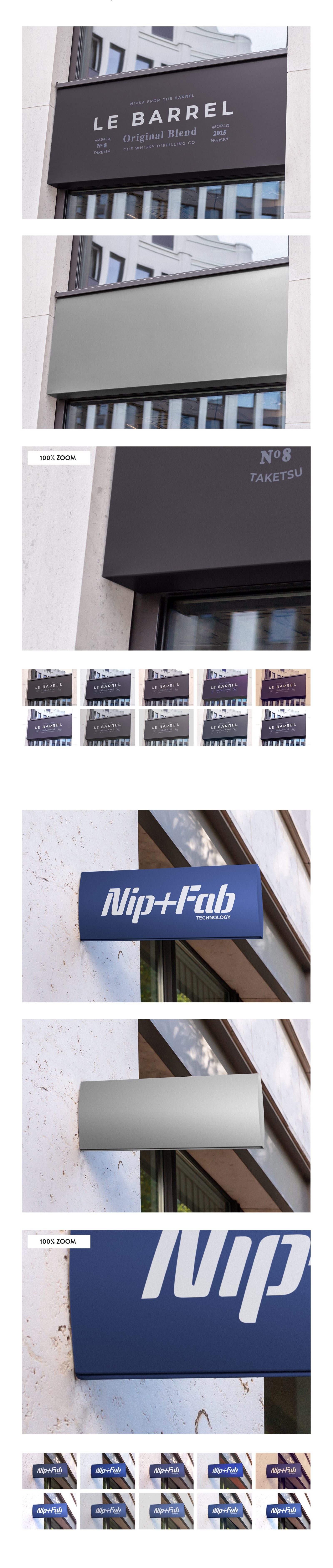 50 sign facade logo mockup template bundle 2 50 sign facade logo mockup template bundle 2