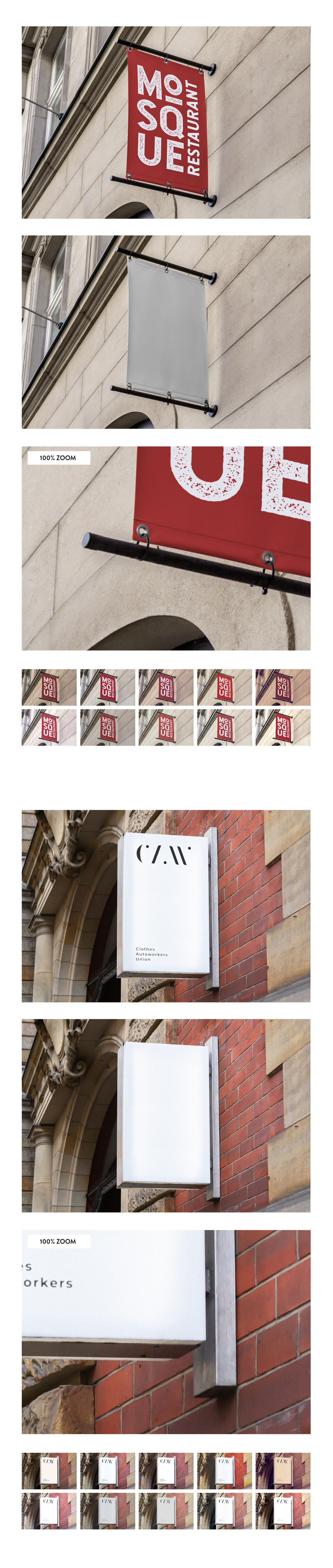 50 sign facade logo mockup template bundle 2 50 sign facade logo mockup template bundle 2