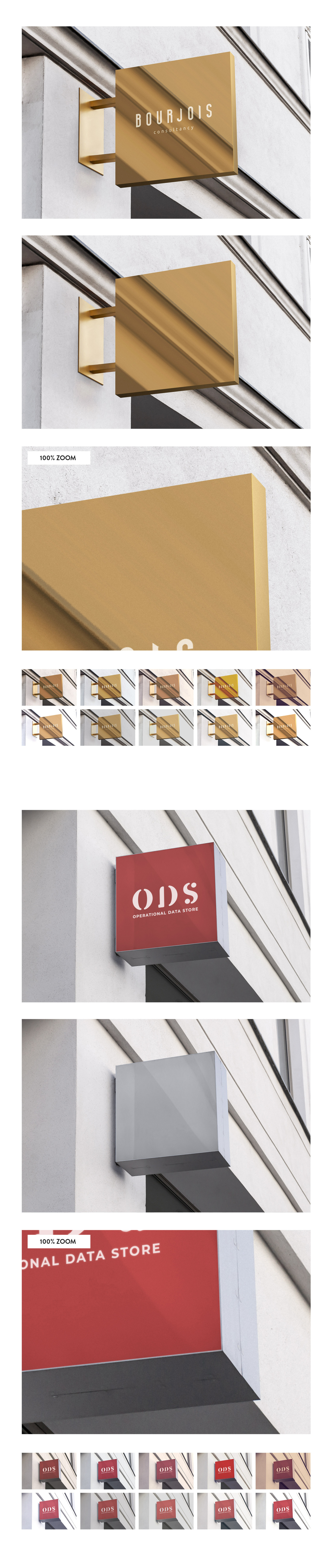 50 sign facade logo mockup template bundle 2 50 sign facade logo mockup template bundle 2