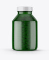 Green Pills Bottle Mockup