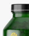 Green Pills Bottle Mockup